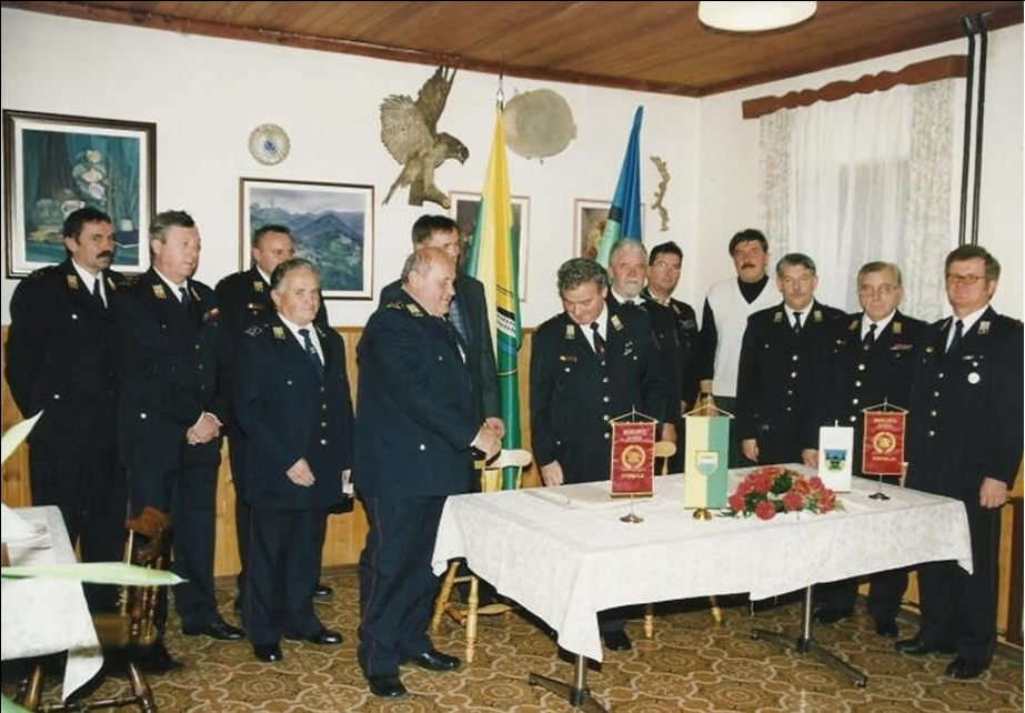 Slavnostni podpis pogodbe med GZ Prebold in GZ Trbovlje